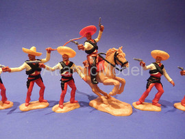 Солдатики 1/32 Timpo Мексиканцы Первый набор 6 шт