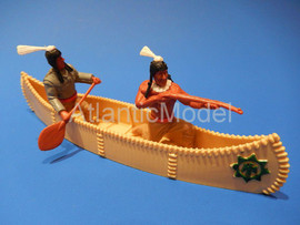 Солдатики 1/32 Timpo Индейцы Могикане в пироге 2