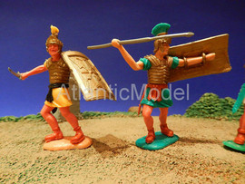 Солдатики 1/32 Timpo Римляне Третий набор 4 фигуры