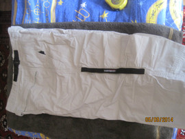 летние брюки Santoryo ( штаны слаксы ) из плотной хлопковой ткан