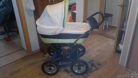Продам детскую коляску Sojan 2 в 1 + шезлонг = подарок