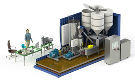 Мини-завод по производству сгущенного молока из сухих компоненто