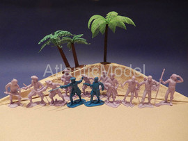Солдатики 1/32 Marx Пираты Первый набор 12 фигур 2