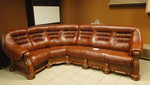 Продам угловой раскладной кожаный диван Австрия