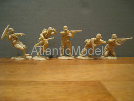 Солдатики 1/32 Сonte Солдаты США третий набор 5 шт