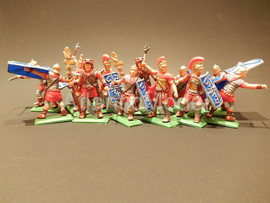 Солдатики 1/32 DSG Римские легионеры 12 шт 6 поз 2