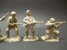 Солдатики 1/32 tssd Пехота армии США 8 шт 7 поз 8