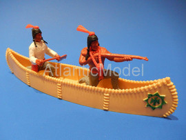 Солдатики 1/32 Timpo Индейцы Сарси в пироге 2 шт 5