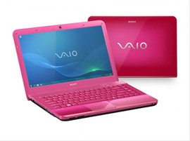 розовый четырёхъядерный Core i3 Sony Vaio VPCEA1S1R Мощный проце
