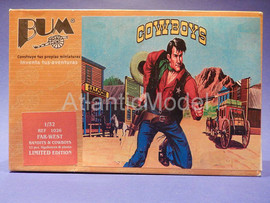 Солдатики 1/32 BUM Ковбои и аксессуары 8