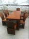 Столы ,стулья из красного дерева ТИК