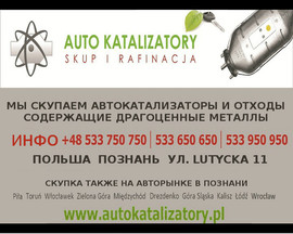 покупаем автокатализаторы и отходы содержащие драгоценные металл