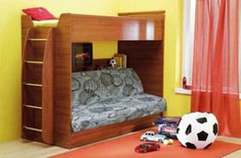 Кровать 2-х ярусная клик-клак