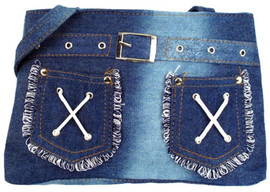 Джинсовая сумка-кошелек