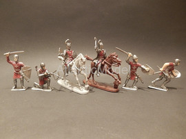 солдатики 1/32 Supreme Крестоносцы на лошадях TSSD 2