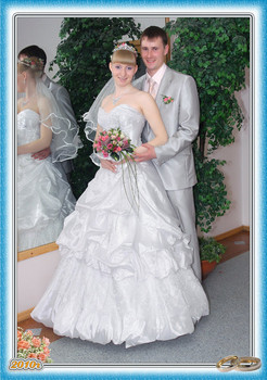 Продам красивое свадебное платье