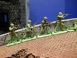 Солдатики 1/32 Britains Морская пехота США Первый 7