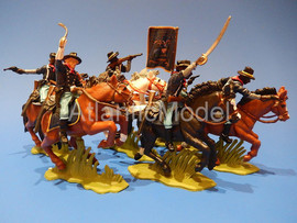 Солдатики 1/32 DSG Конный 10-й Буффало 6 фигур 2