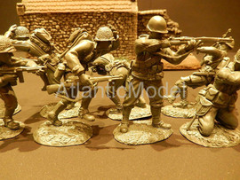 Солдатики 1/32 Сonte Пехота США третий набор WWII 7
