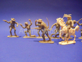 Солдатики 1/32 Hofler 7 Кавалерия Третий Серый 11 7