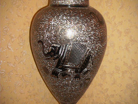 ваза индийская напольная