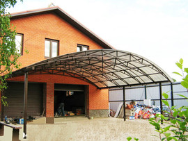 Навесы из поликарбоната в Краснодаре (беседки,теплицы,козырьки,а