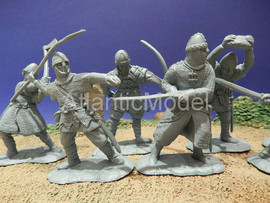 Солдатики 1/32 CONTE Норманны set 1 Крисагон 8 шт