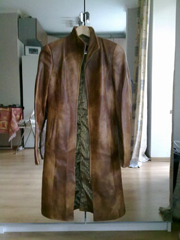 Кожаный френч