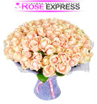 101 роза, Доставка цветов, от 9 шт, Розы оптом