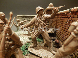 Солдатики 1/32 Сonte Пехота США День Д WWII №2