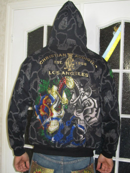 CHRISTIAN AUDIGER Толстовки со стразами 9