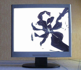 Куплю разбитый 17" ЖК монитор до 300 рублей