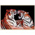 Картина из кристаллов Сваровски SWAROVSKI Бенгальские тигры 100х70 см