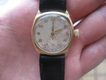 Антикварные часы REVUE золотые 1930 год Швейцария