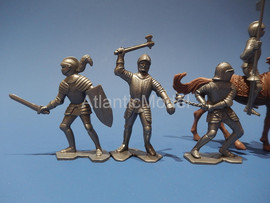 солдатики 1 32 Marx Рыцари 6 солдатиков в 6 позах 54 мм 3