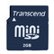 Карта памяти Mini SD Transcend 2 Гб