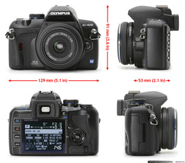 OLYMPUS E- 420 Kit 14-42 + OLYMPUS ZUIKO DIGITAL 25мм F2