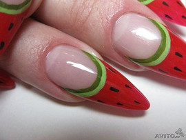 Наращивание ногтей гелем высокого качества на руках и ногах!