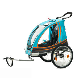 Детская коляска-прицеп к велосипеду Blue Bird Dual