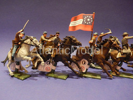 Солдатики 1/32 Britains Кавалерия Конфедерации Три