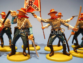 Солдатики 1/32 DSG Спешенная кавалерия Конфедераци