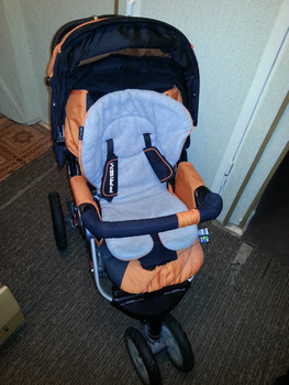 Продам б/у детскую коляску JETEM PRISM S-901W(CAPELLA) с надув.