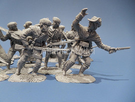 солдатики 1/32 Barzso поселенцы Бунсборо 19 фигур 6