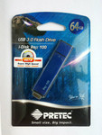Продаю флеш память PRETEC USB 3.0 FlashDrive 64GB 467x i-DISK RE