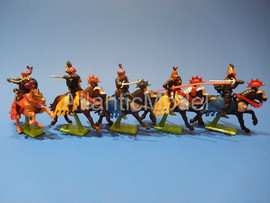 Солдатики 1/32 Britains Сарацины конные Раритет 5 6