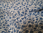 Отрез сине - бледно - голубой ткани 80 х 350 см