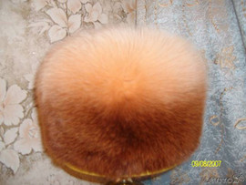 шапка зимняя из песца.