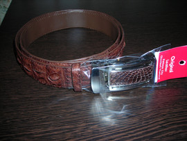 Ремень из кожи крокодила