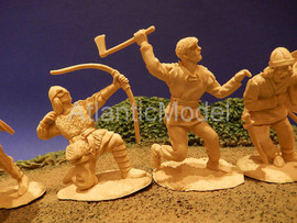 Солдатики 1/32 CONTE Викинги set 2 Раритет 8 шт 8