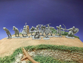 Солдатики 1/32 CONTE Норманны set1 Крисагон карлик 2